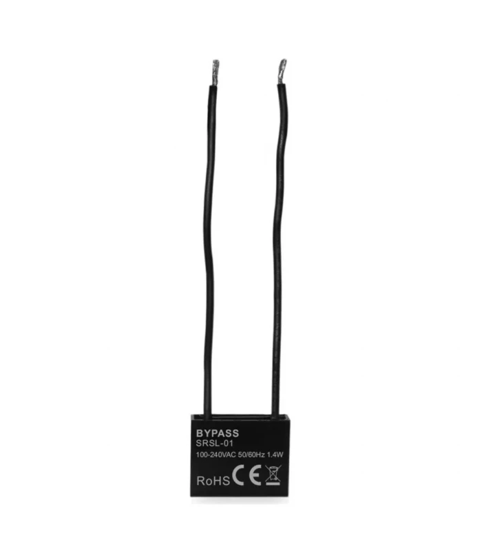 Kondensator do eliminacji rozbłysków LED i modułów bez przewodu N