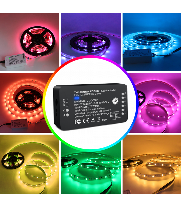Sterownik ZigBee do pasków LED RGB + CCT Hue