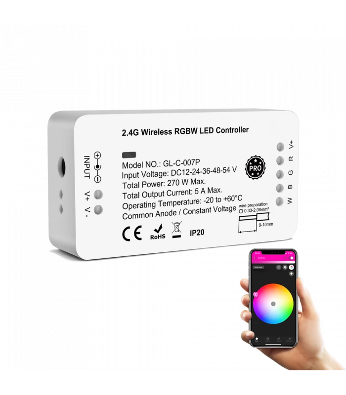 Sterownik ZigBee do pasków LED RGBW Hue