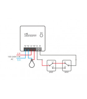 Sonoff ZBMINI dopuszkowy przekaźnik ZigBee 3.0