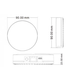 Bramka ZigBee 3.0 TUYA Smart Life LAN z gniazdem RJ45