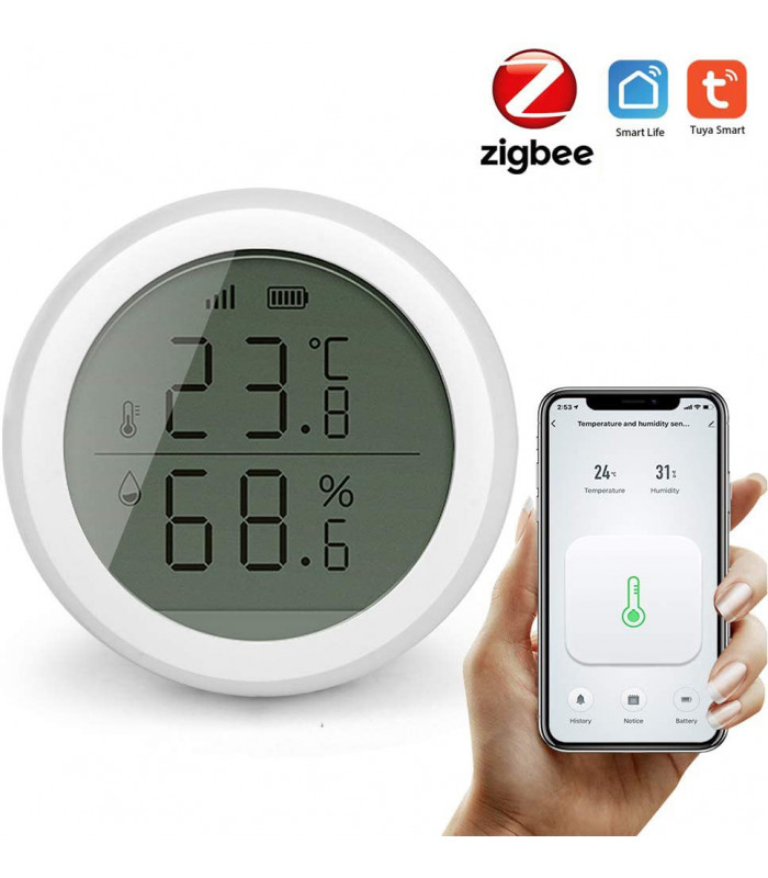 Czujnik temperatury wilgotności ZigBee TUYA Smart