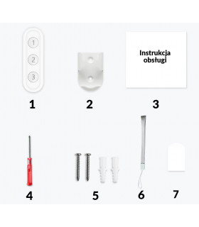 Pilot przycisk ZigBee TUYA Smart Life z uchwytem