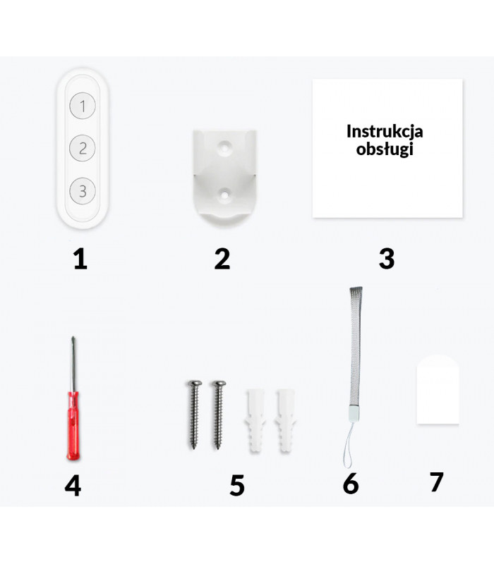 Pilot przycisk ZigBee TUYA Smart Life z uchwytem