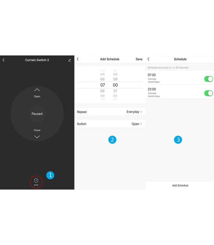 Sterownik rolet ZigBee TUYA Smart Life do puszki