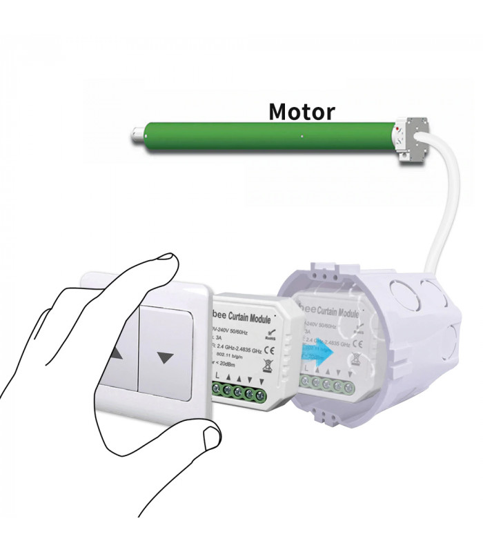 Sterownik rolet ZigBee TUYA Smart Life do puszki