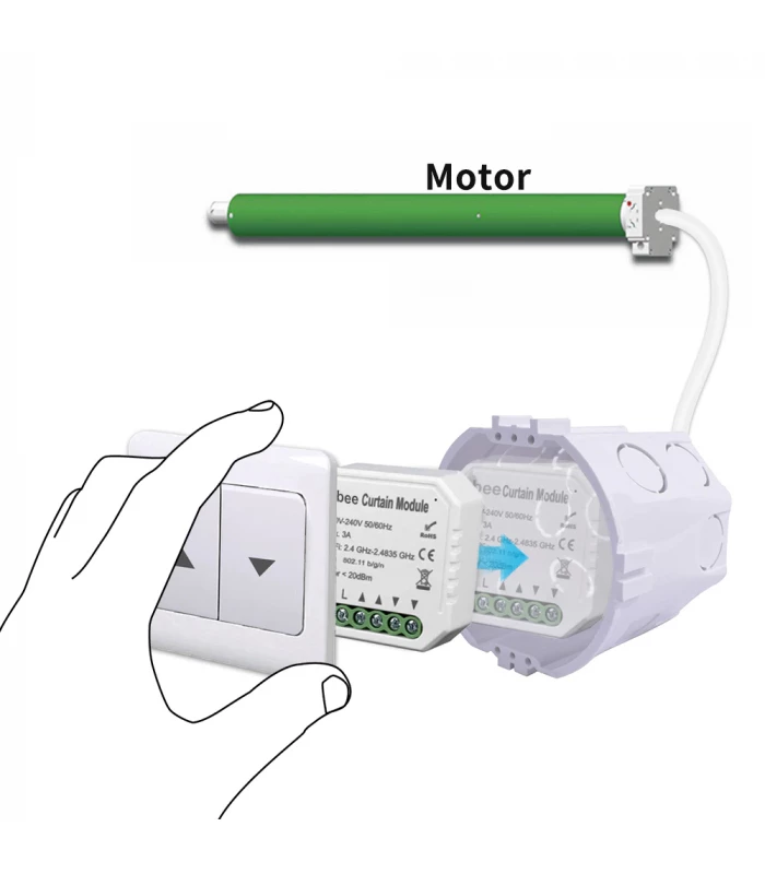 Sterownik rolet ZigBee TUYA Smart Life do puszki