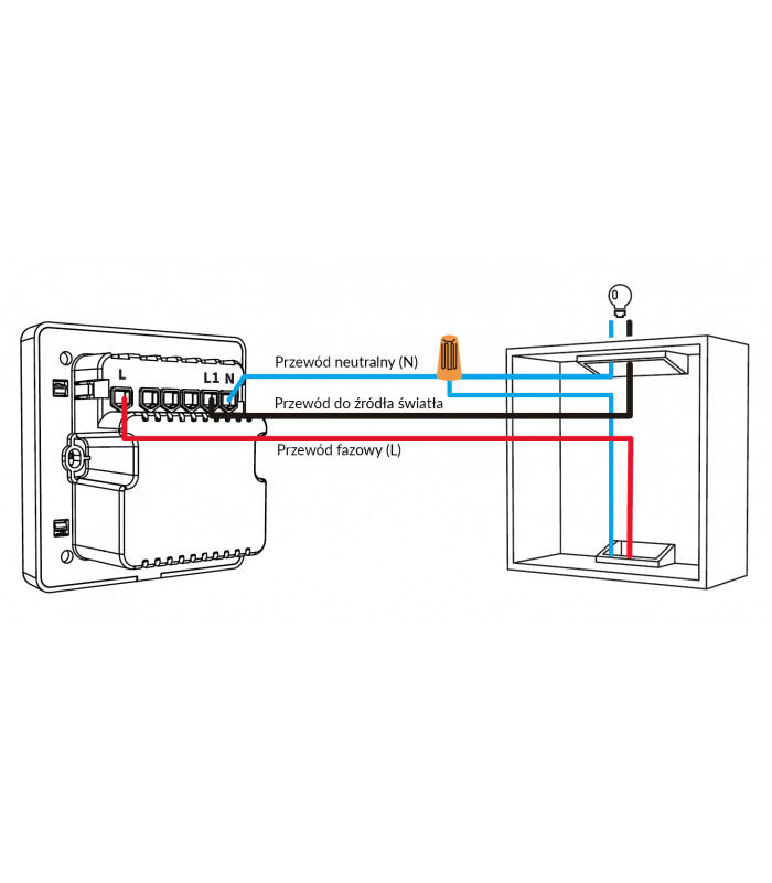 Pojedynczy włącznik ZigBee TUYA