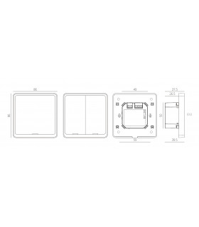 Pojedynczy włącznik ZigBee TUYA