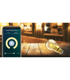 Inteligentna żarówka dekoracyjna LED 6W E27 WiFi Tuya retro Edison