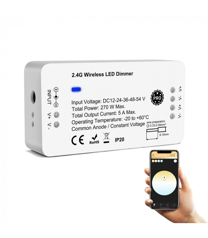 Ściemniacz ZigBee do pasków LED TUYA Hue