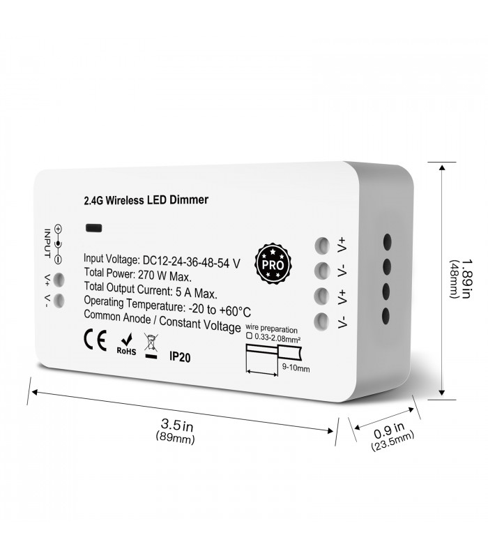 Ściemniacz ZigBee do pasków LED TUYA Hue