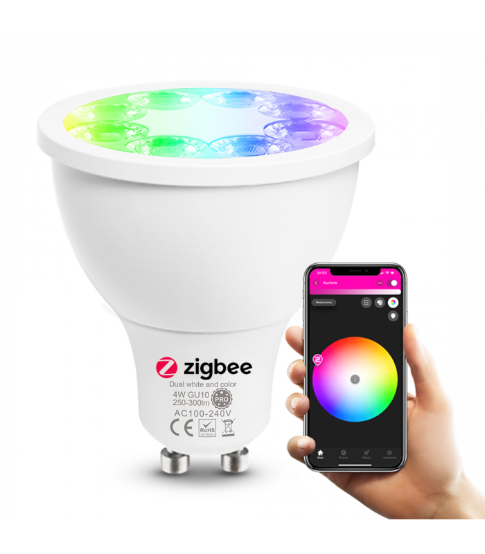 Żarówka LED GU10 4W ZigBee do Philips Hue - White and Color Ambiance