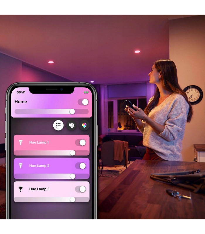 Żarówka LED GU10 4W ZigBee do Philips Hue - White and Color Ambiance