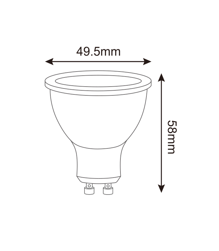 Żarówka LED GU10 4W ZigBee do Philips Hue - White and Color Ambiance