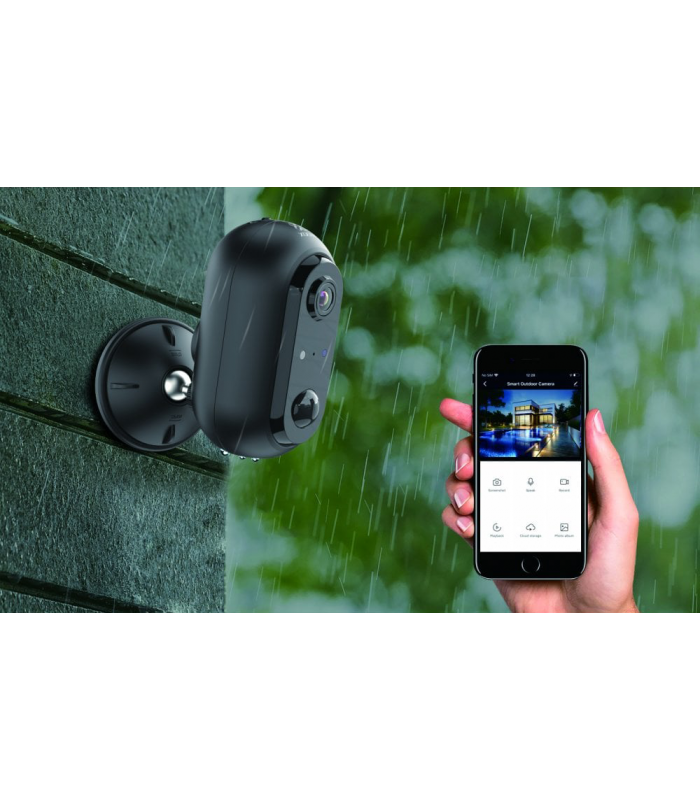 Zewnętrzna kamera bezprzewodowa TUYA WiFi 1080p z podczerwienią
