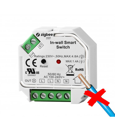 Przekaźnik ZigBee bez neutralnego N