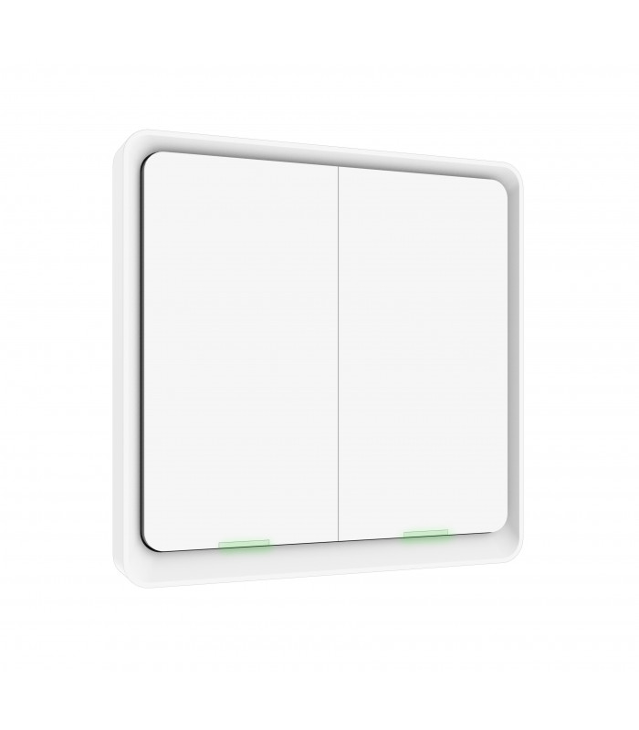 Podwójny włącznik ZigBee Tuya bez przewodu N z przekaźnikiem