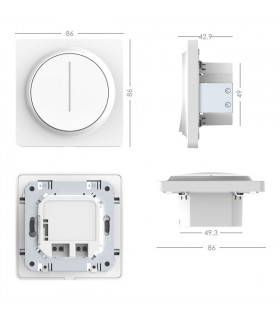 Dotykowy, inteligentny ściemniacz światła ZigBee Tuya Smart Life