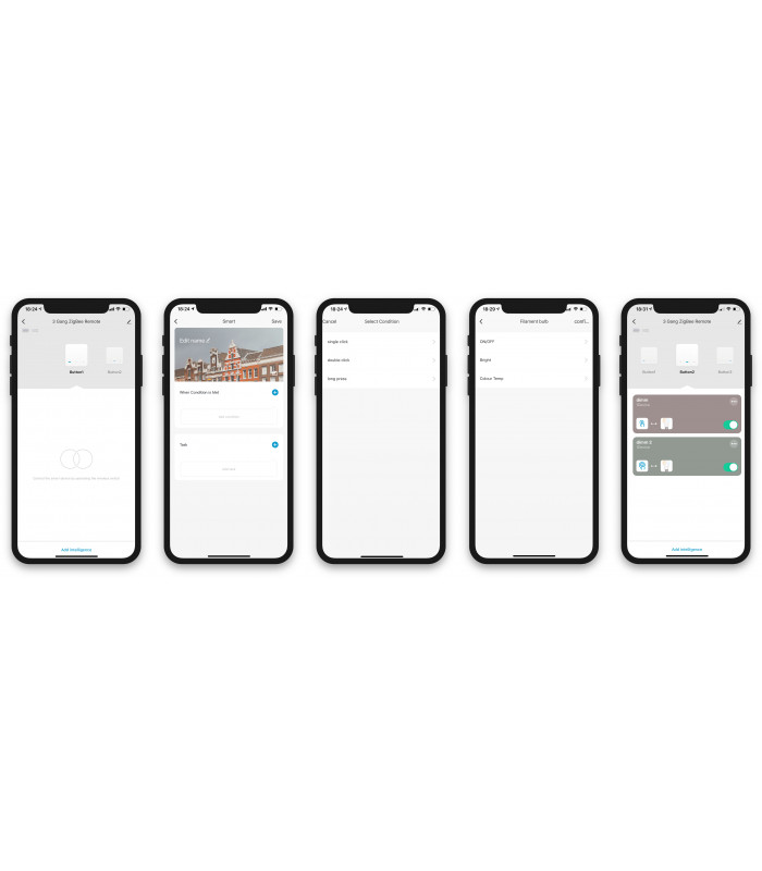 Pilot przycisk ZigBee TUYA do automatyzacji 2 kanały 6 scen