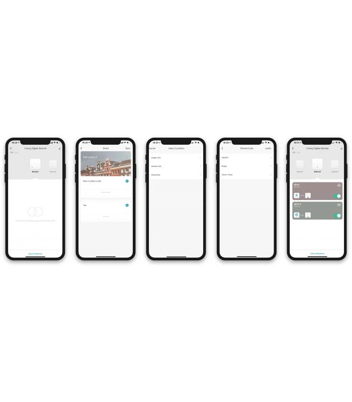 Pilot przycisk ZigBee TUYA do automatyzacji 2 kanały 6 scen