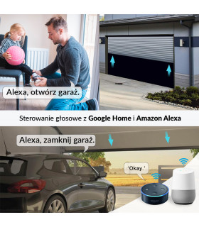 Sterownik WiFi do bram grarażowych i wjazdowych Tuya Smart Life