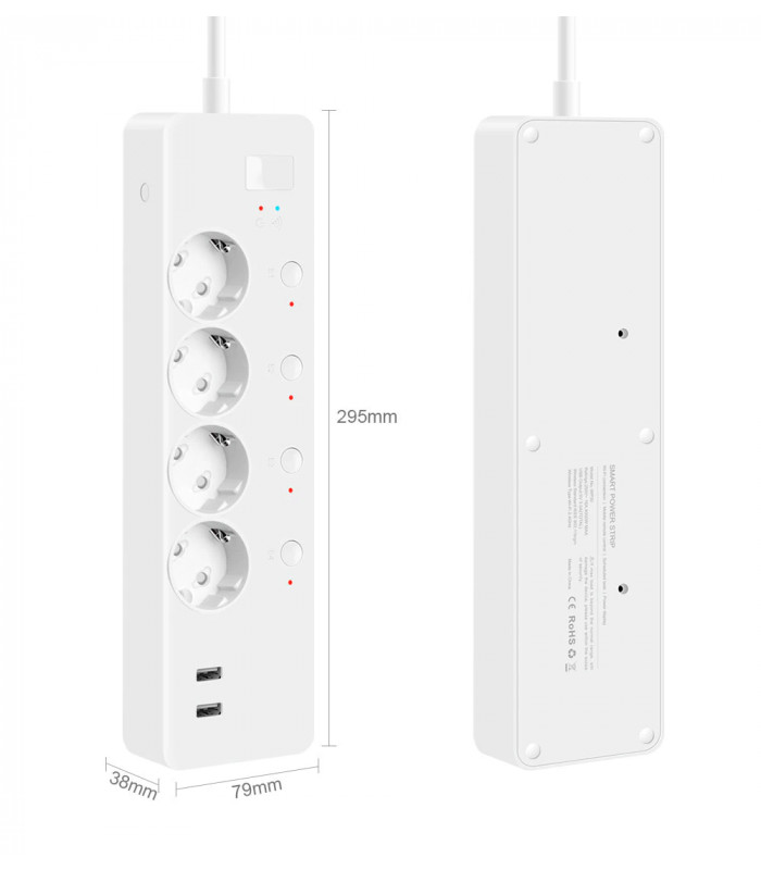 Przedłużacz listwa zasilająca z USB kompatybilna z Philips Hue