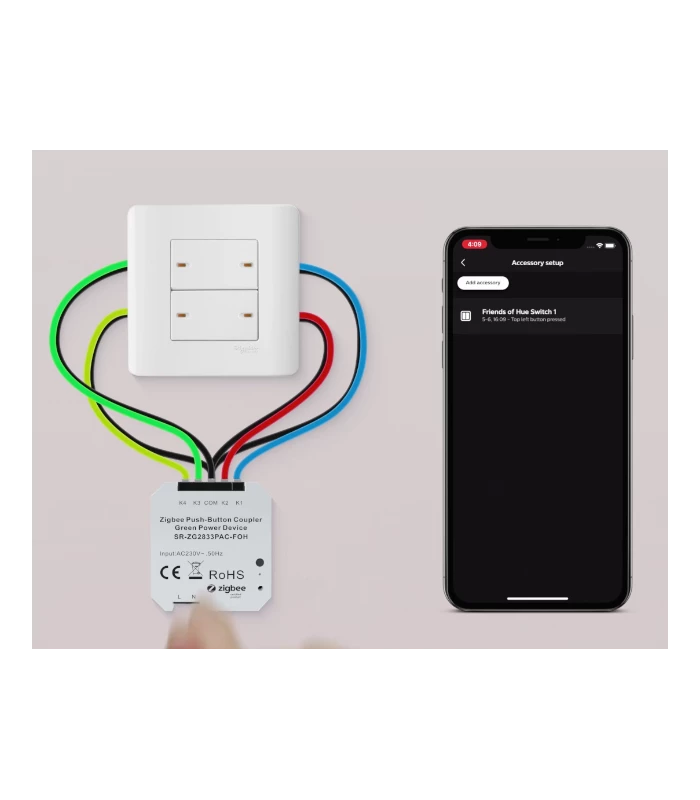 Pilot aktywator scen kompatybilny z Philips Hue