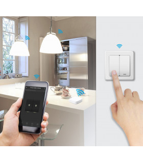 Podwójny moduł przekaźnika ZigBee Tuya i Smart Life do puszki