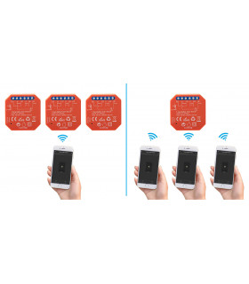 Pojedynczy moduł przekaźnika ZigBee Tuya i Smart Life do puszki