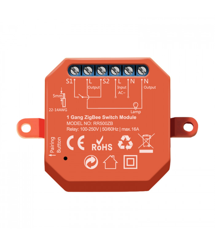Pojedynczy moduł przekaźnika ZigBee Tuya i Smart Life do puszki