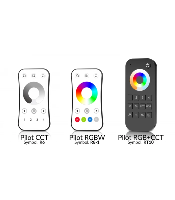 Sterownik WiFi do taśm LED RGB CCT TUYA 5 w 1 z modułem RF