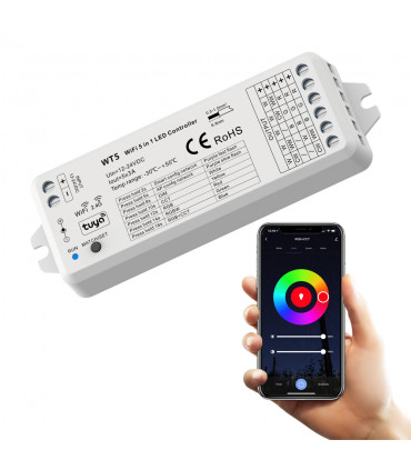 Sterownik WiFi do pasków LED Tuya