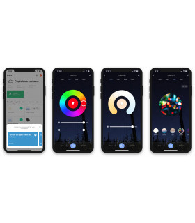 Sterownik WiFi do taśm LED RGB CCT TUYA 5 w 1 z modułem RF